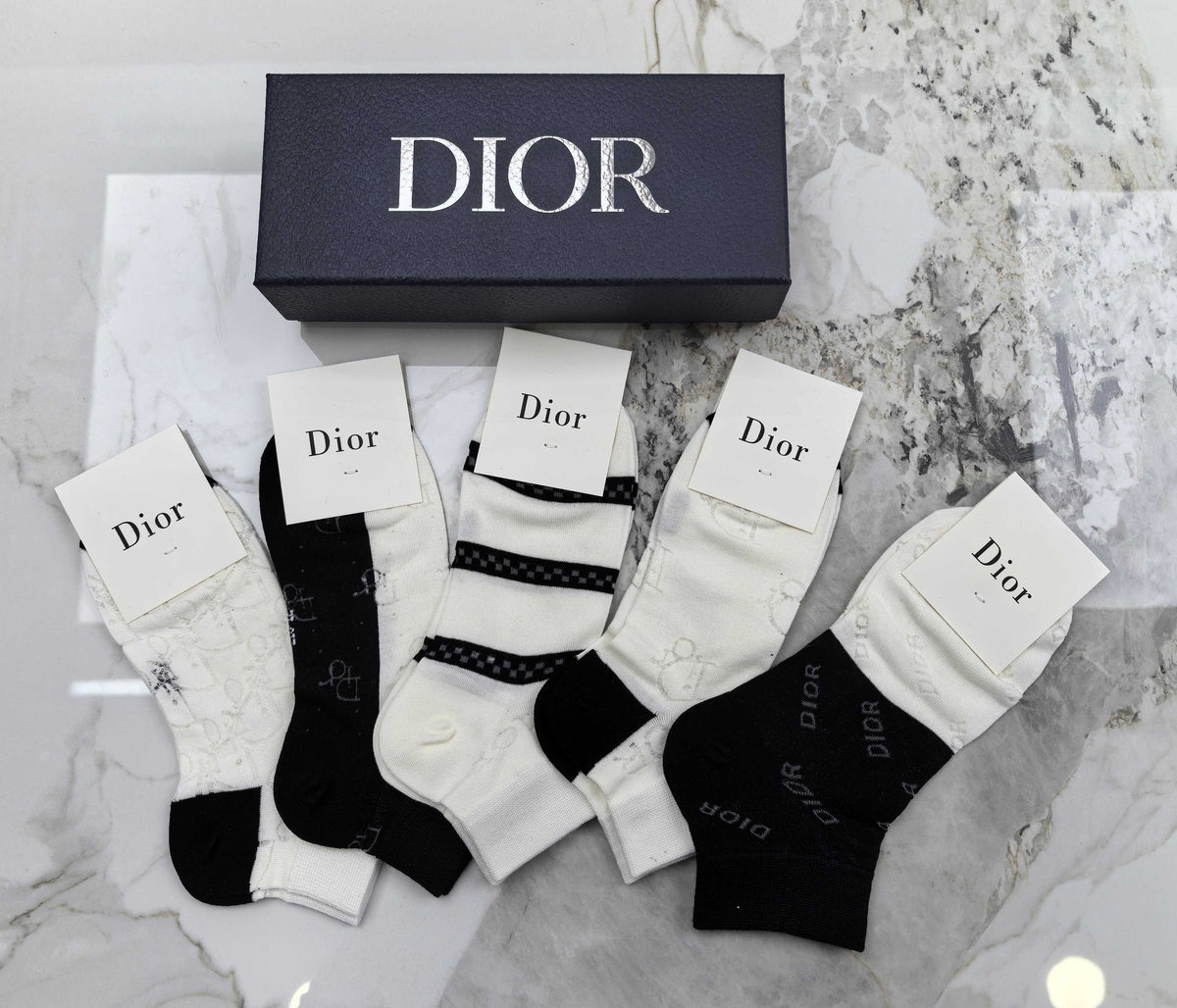 Dior Modal Socks – 5-Pair Pack