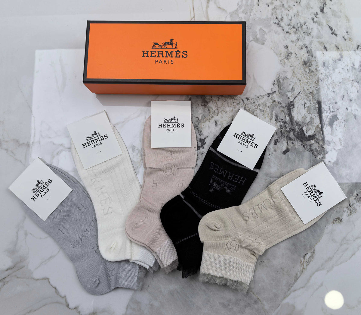 Hermes Socks – 5-Pair Pack
