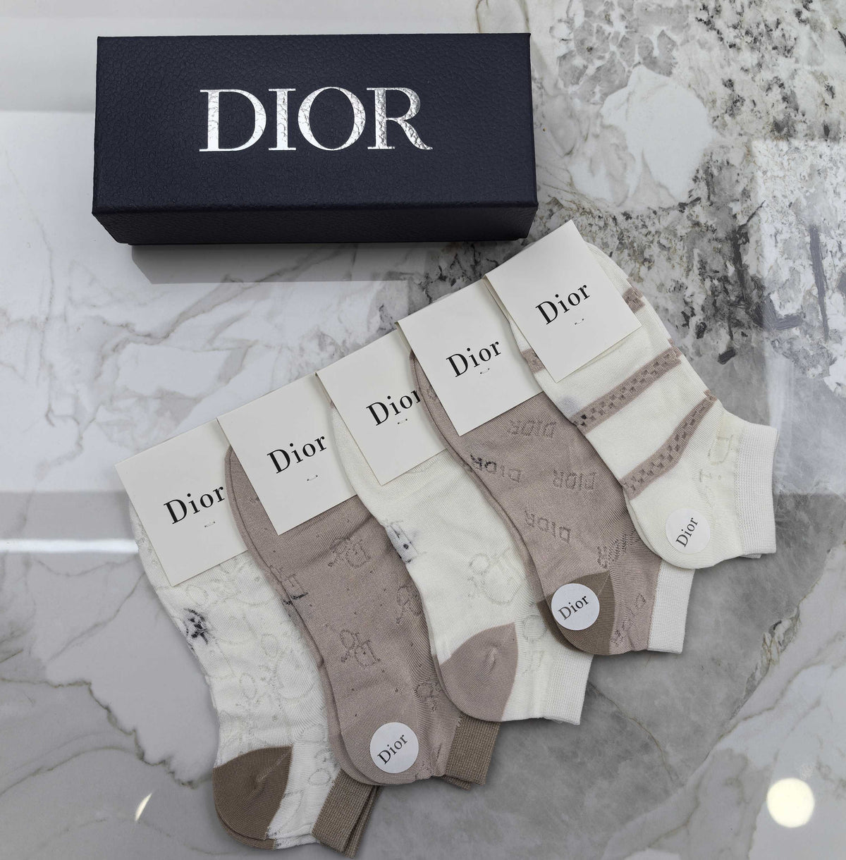 Dior Socks – 5-Pair Pack