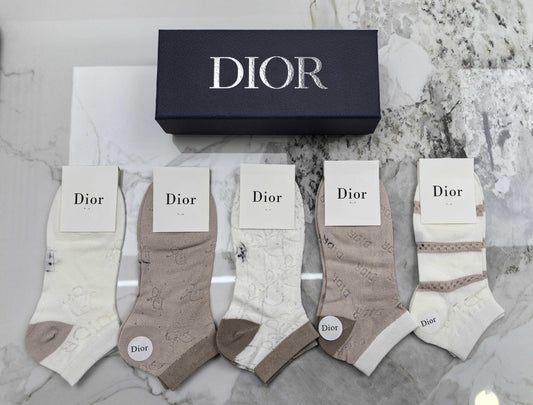 Dior Socks – 5-Pair Pack