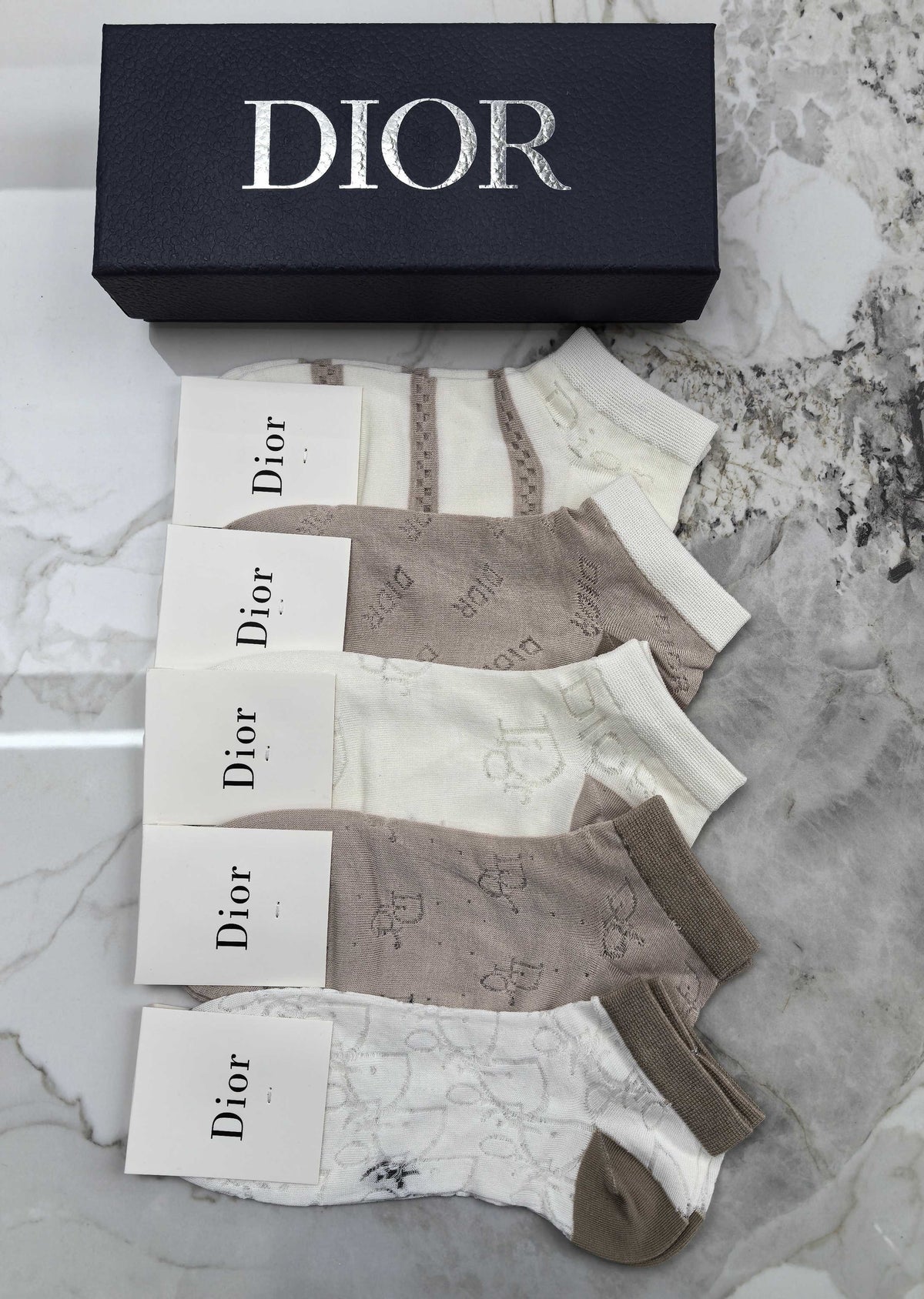Dior Socks – 5-Pair Pack