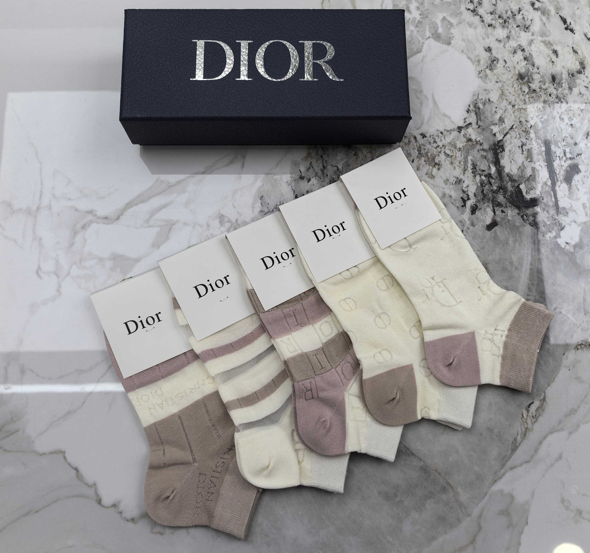 Dior Socks – 5-Pair Pack