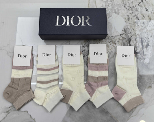 Dior Socks – 5-Pair Pack