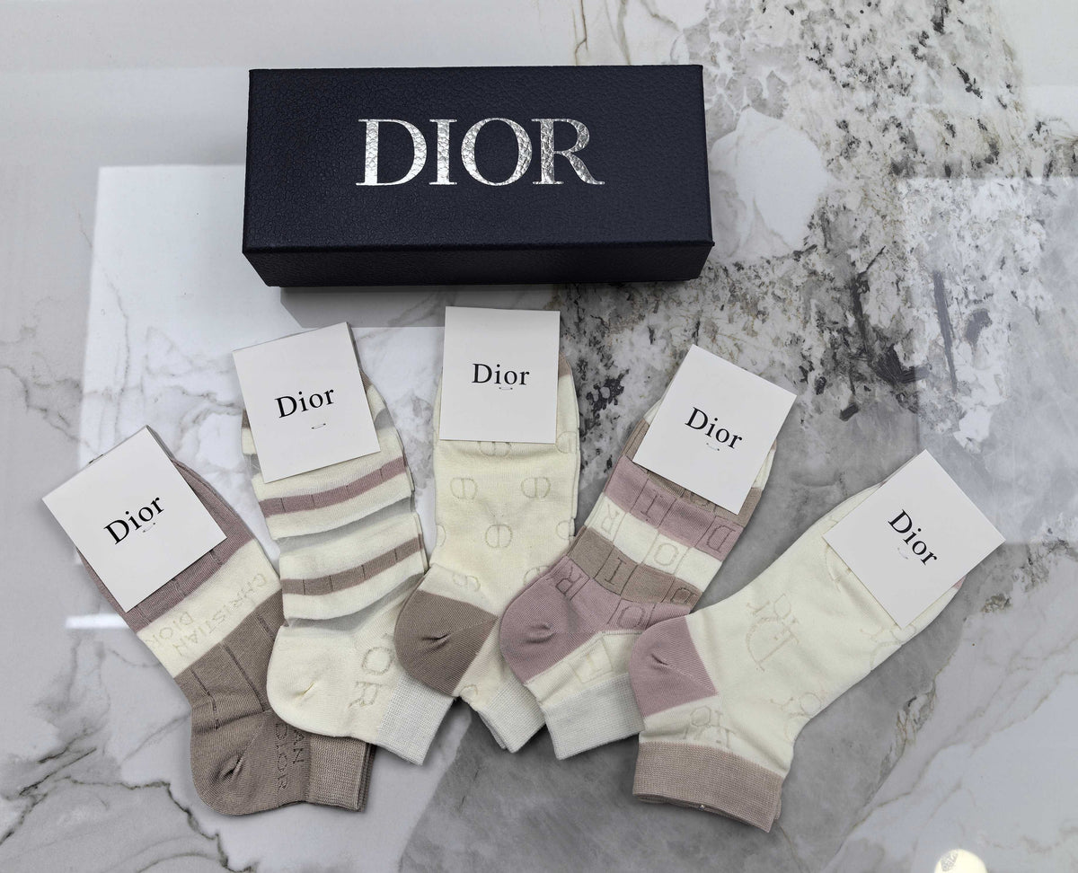Dior Socks – 5-Pair Pack