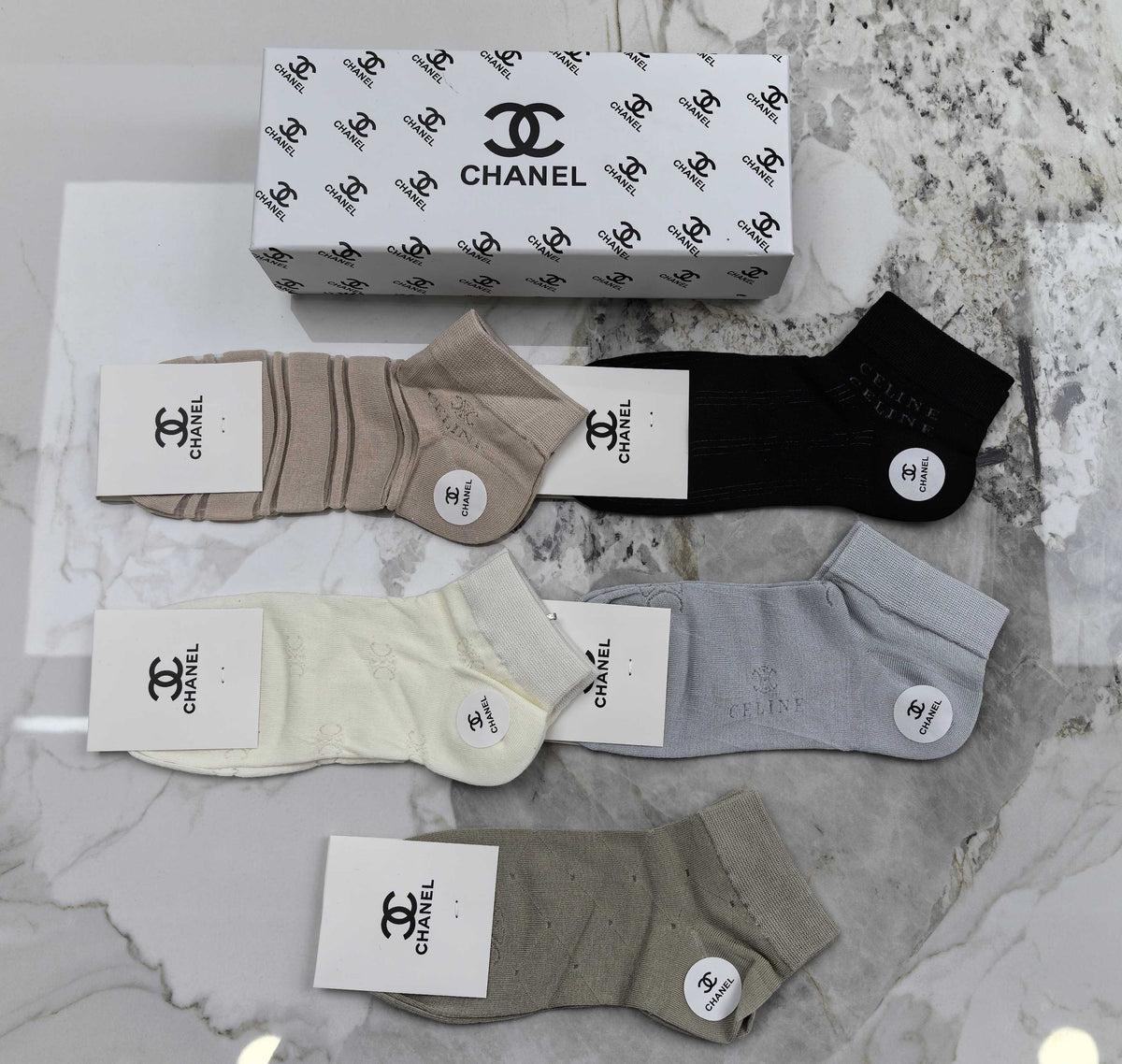 Chanel Modal Socks – 5-Pair Pack