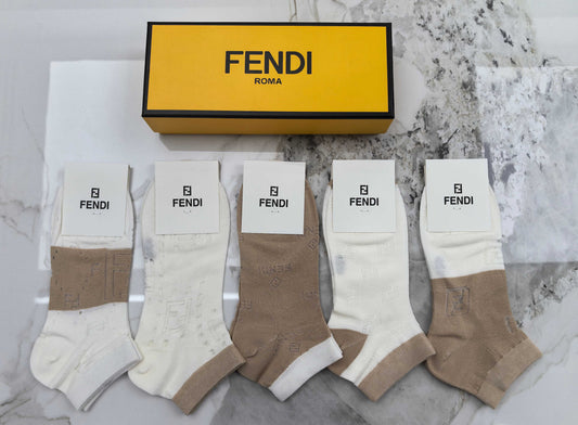 Fendi Modal Socks – 5-Pair Pack