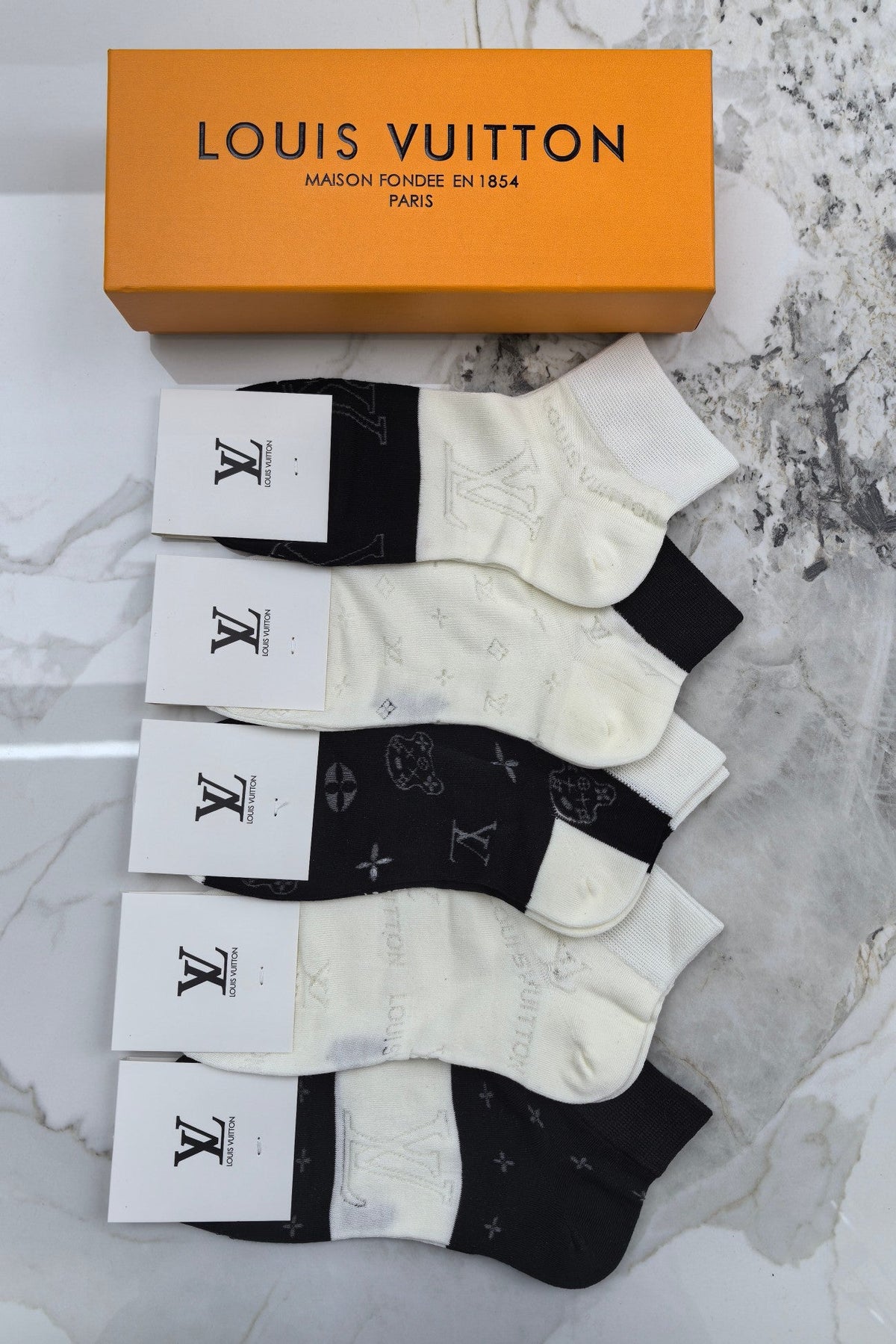 Louis Vuitton Modal Socks – 5-Pair Pack