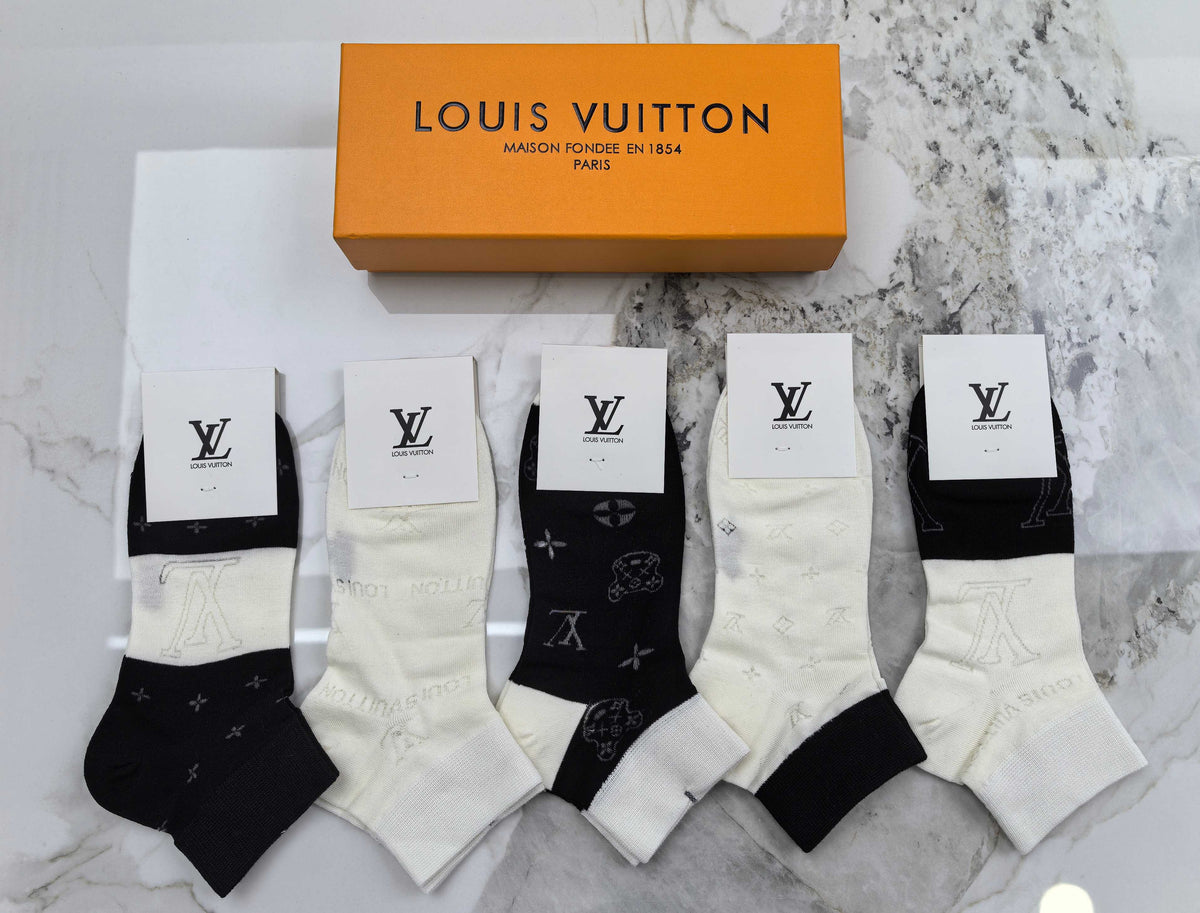 Louis Vuitton Modal Socks – 5-Pair Pack