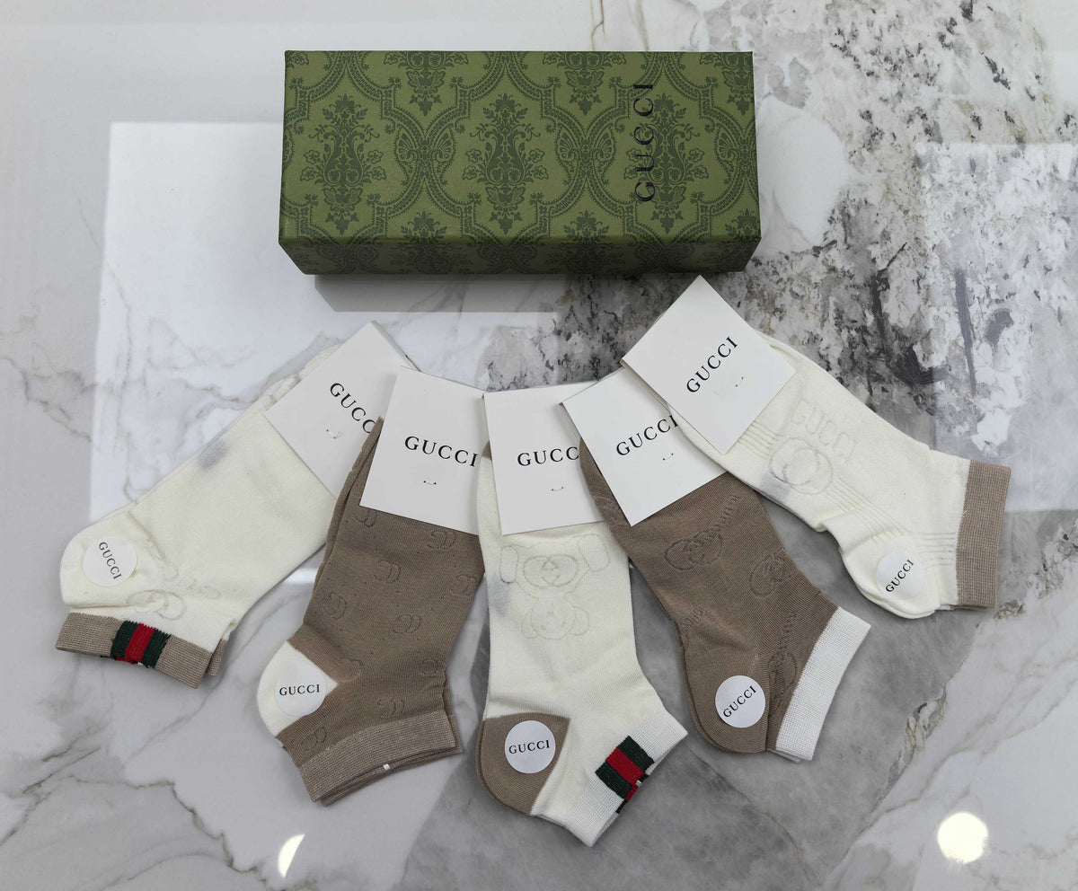 Gucci Modal Socks - 5-Pair Set