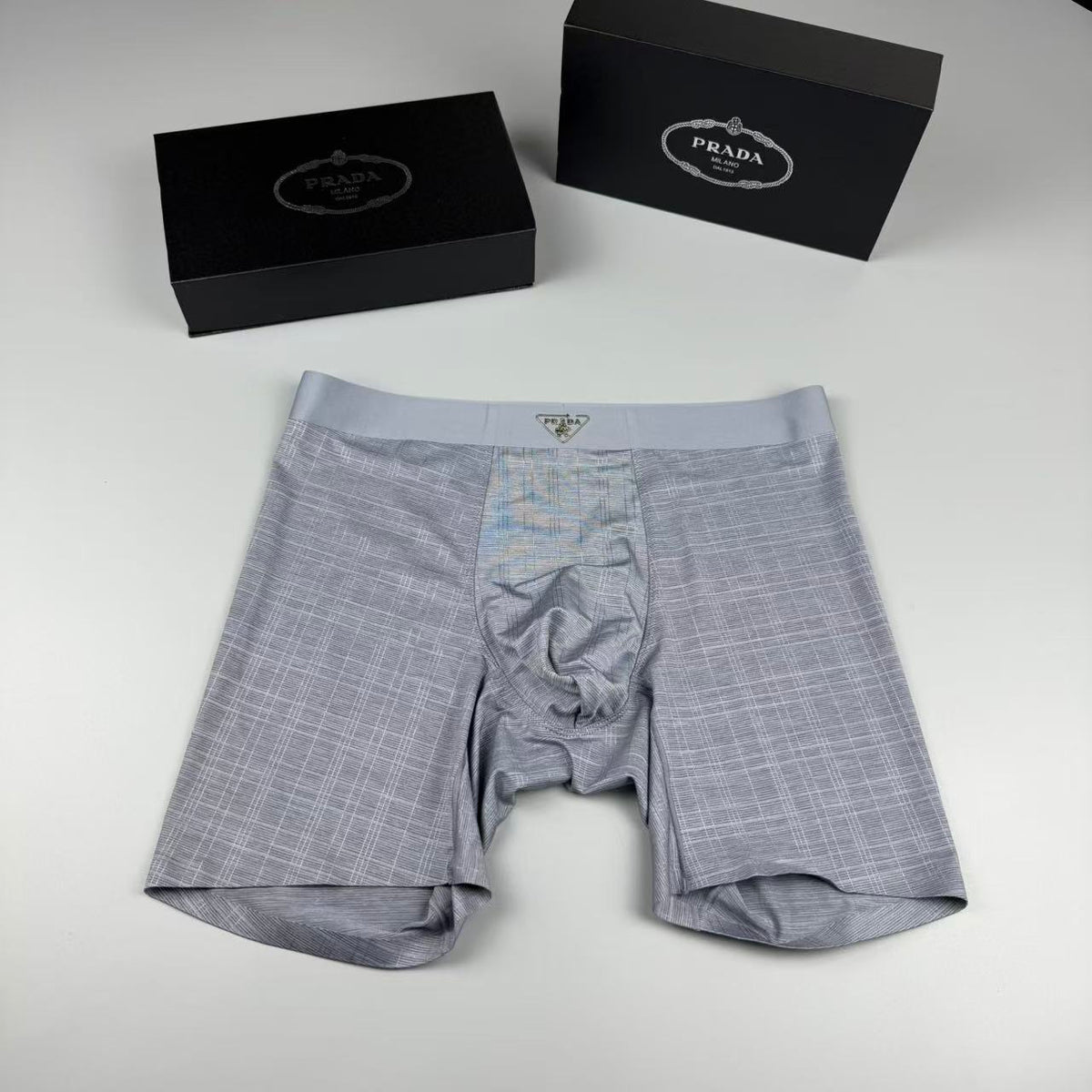 Prada Small Triangle Details Men's Boxer Briefs - 3-Piece Box
