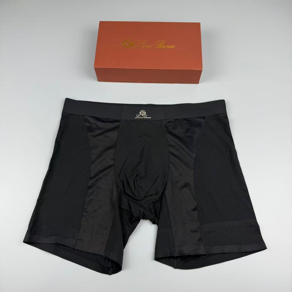Loro Piana Visible Branded Waistband Or Emblem Details Men's Boxer Briefs - 3-Piece Box