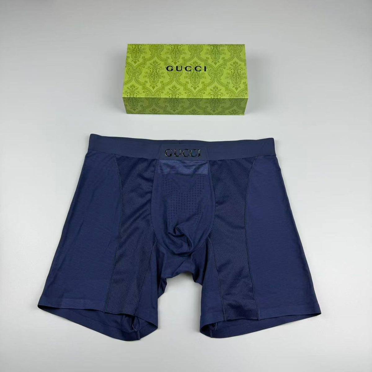 Gucci Visible Branded Waistband Or Emblem Details Men's Boxer Briefs - 3-Piece Box