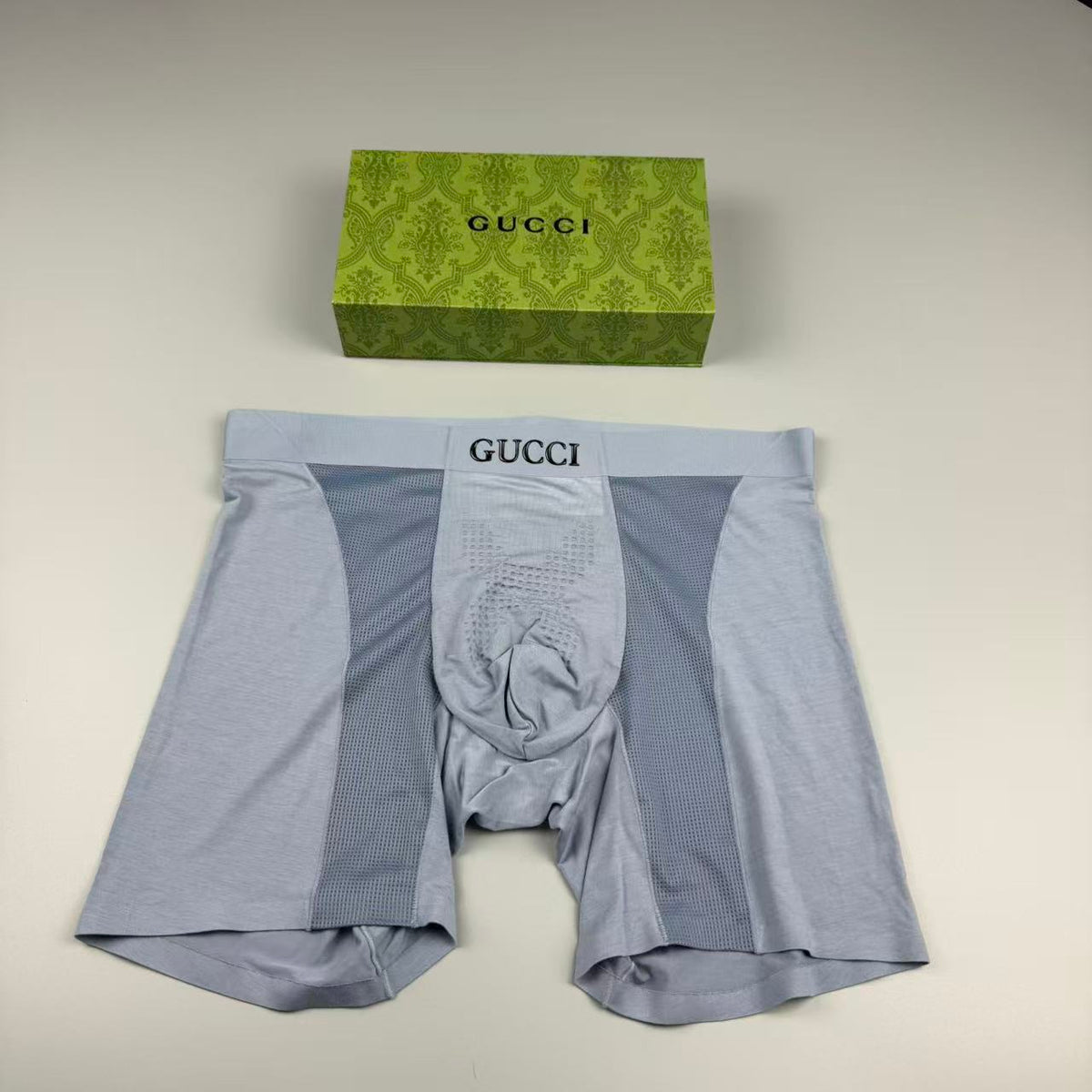 Gucci Visible Branded Waistband Or Emblem Details Men's Boxer Briefs - 3-Piece Box