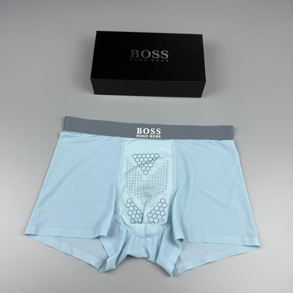 Boss Silk Logo Detail Men's Boxer Briefs - 3-Piece Box