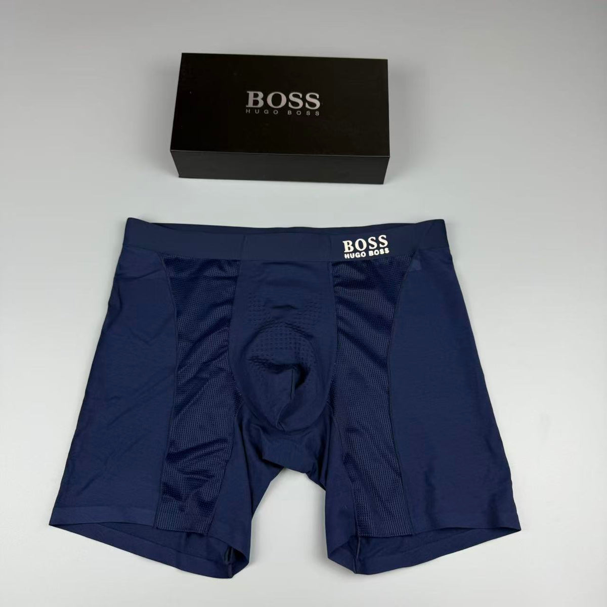 Boss Logo Detail Men's Boxer Briefs - 3-Piece Box