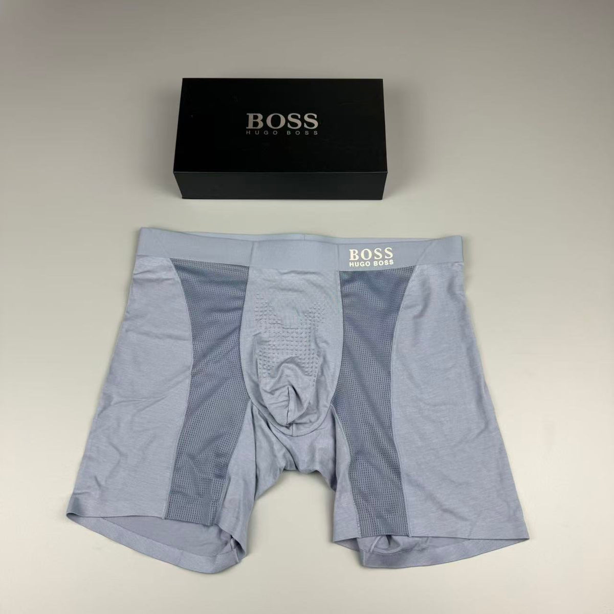 Boss Logo Detail Men's Boxer Briefs - 3-Piece Box