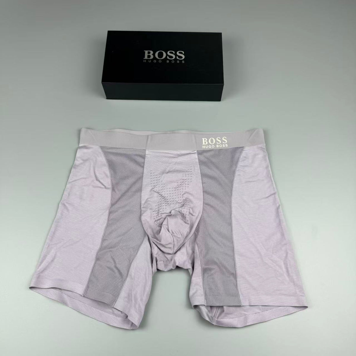 Boss Logo Detail Men's Boxer Briefs - 3-Piece Box
