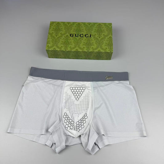 Gucci Silk Logo Detail Men's Boxer Briefs - 3-Piece Box