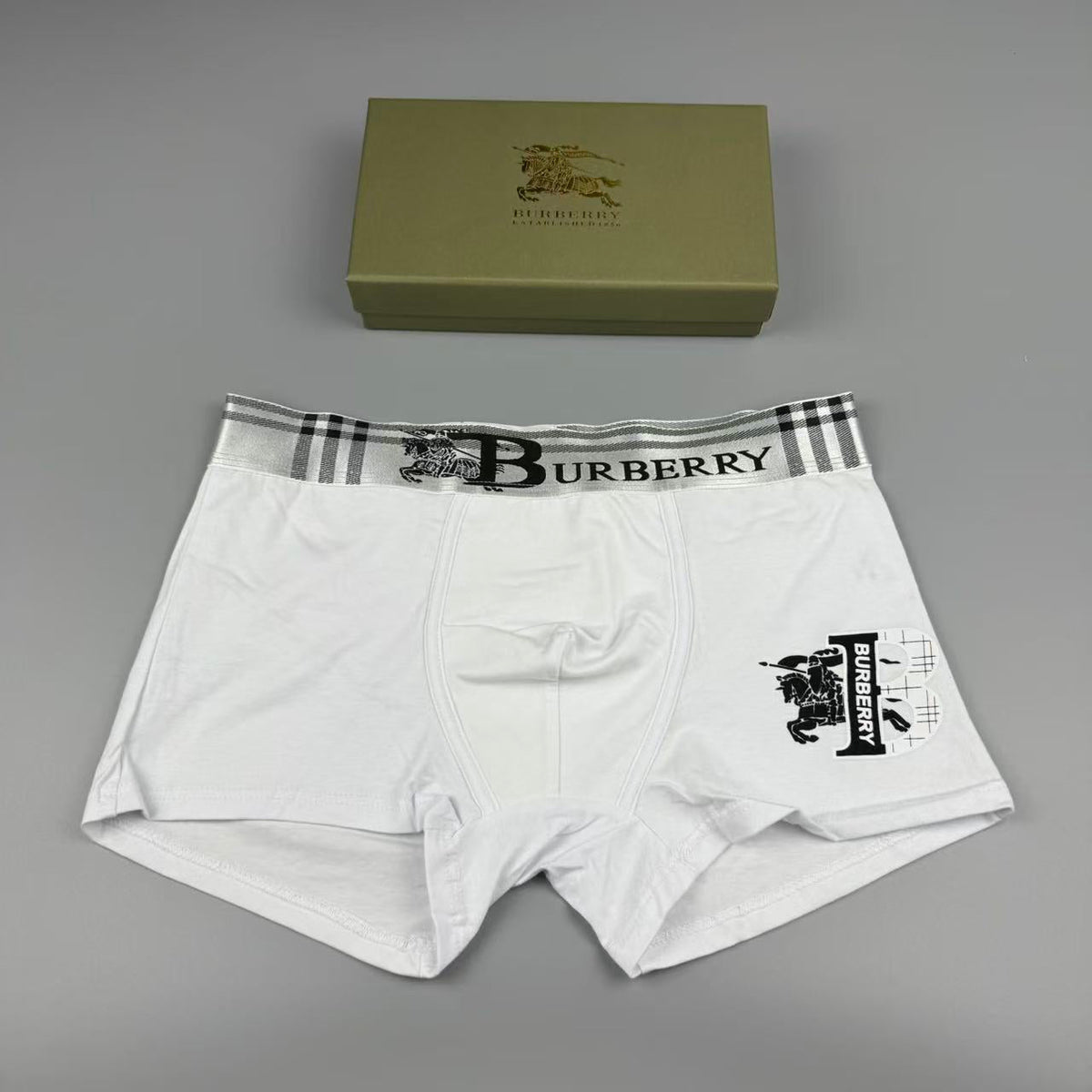 Burberry Cotton Men's Boxer Briefs - 3-Piece Box