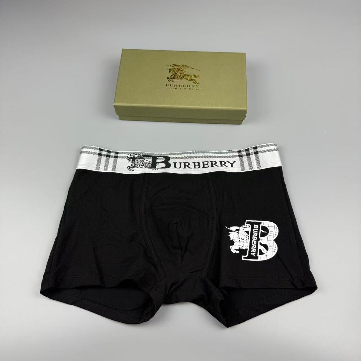 Burberry Cotton Men's Boxer Briefs - 3-Piece Box