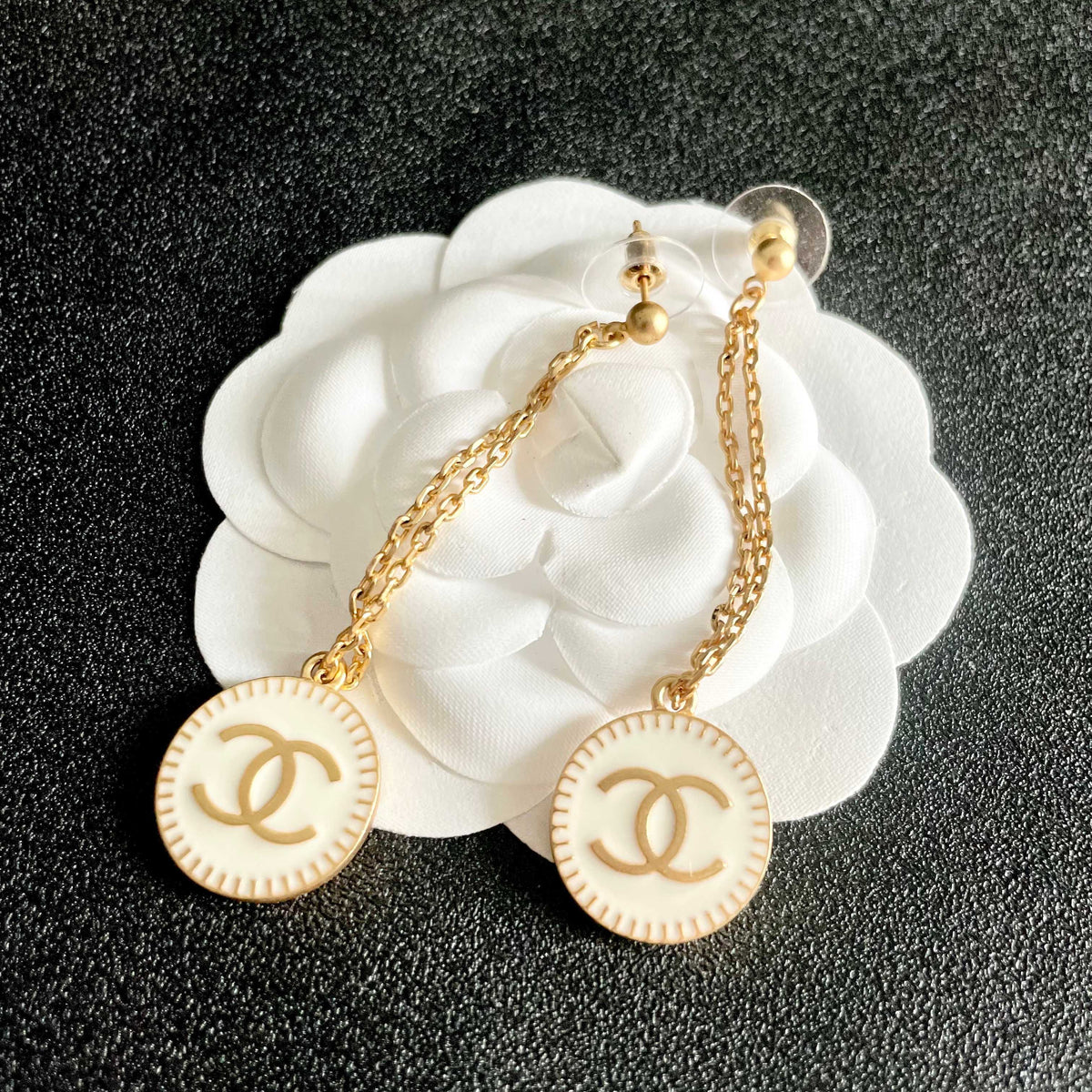 Martin Graham earrings in polished metal-tone – main product view