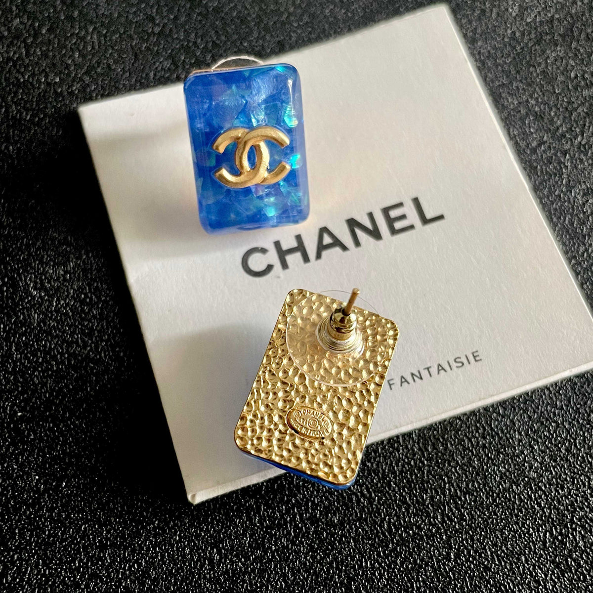 Martin Graham stud earrings in polished metal-tone – main product view