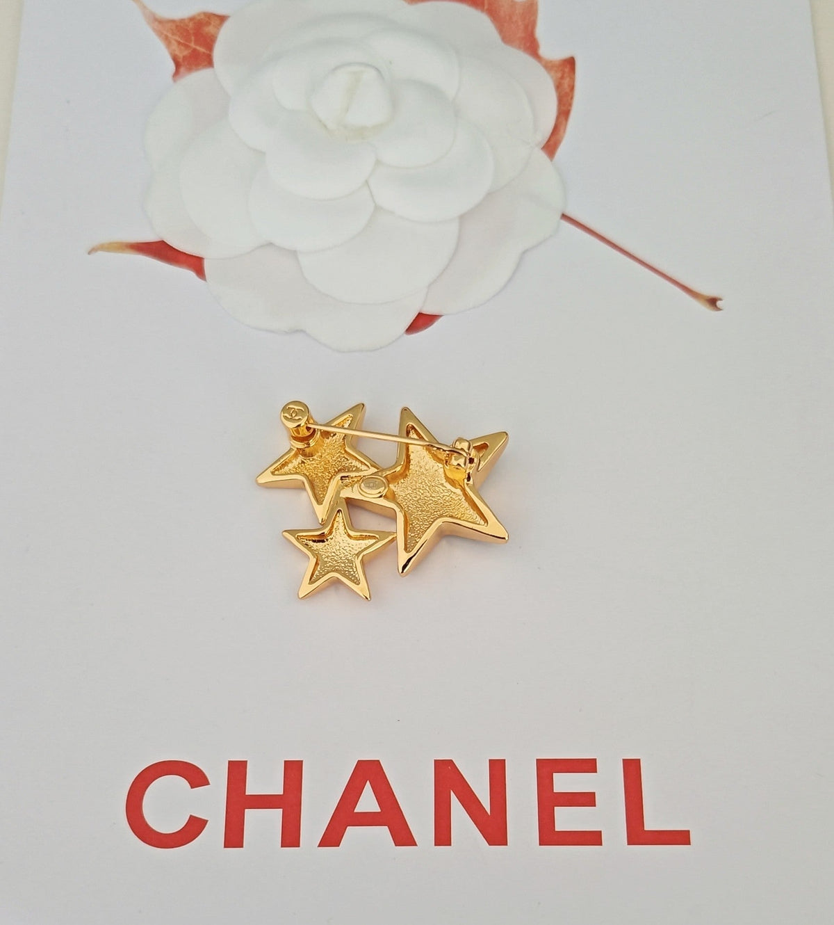 Martin Graham brooch in polished metal-tone – front product view