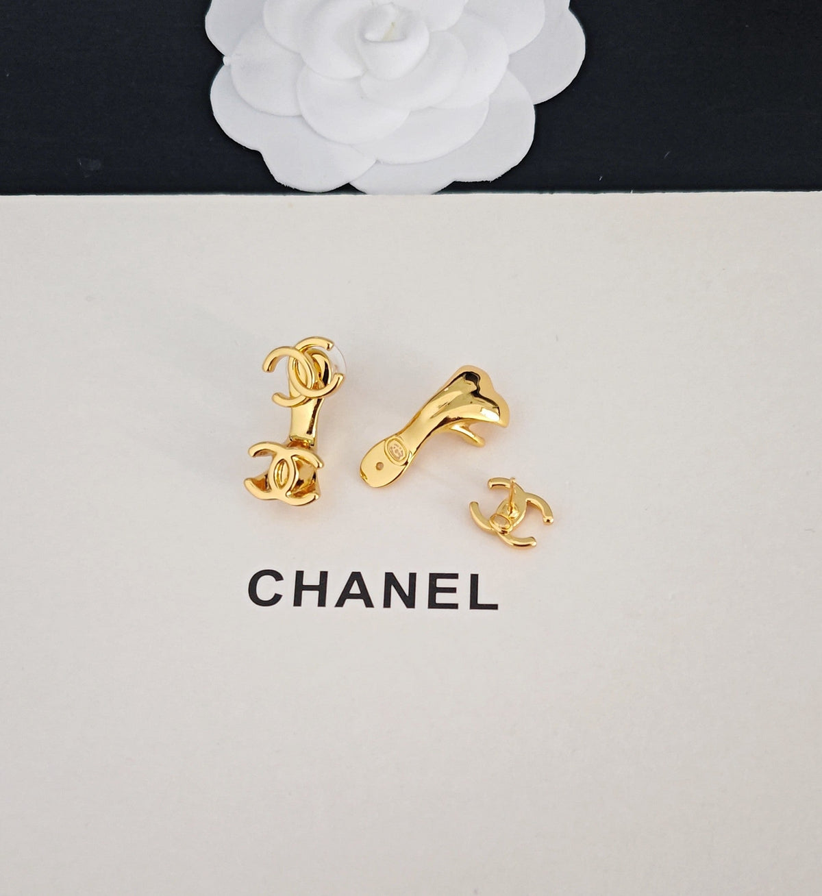 Martin Graham earrings in polished metal-tone – main product view