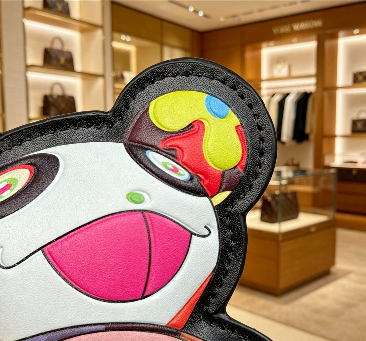 Martin Graham keychain in polished metal-tone – styled product view