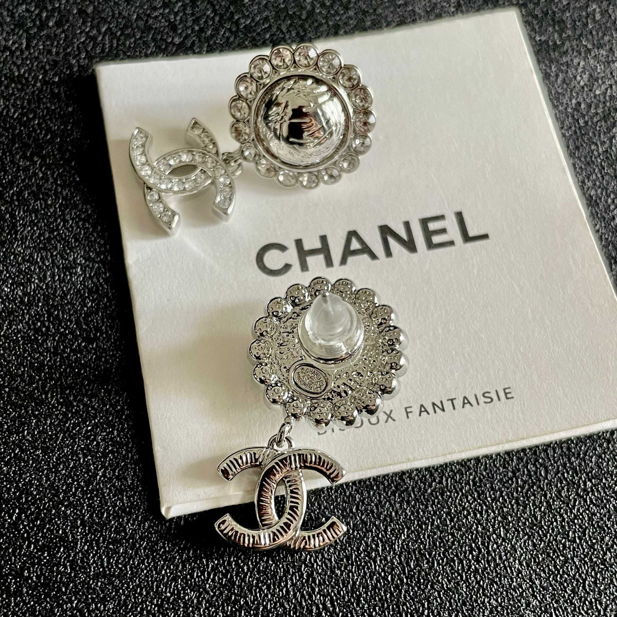 Martin Graham stud earrings in polished metal-tone – main product view