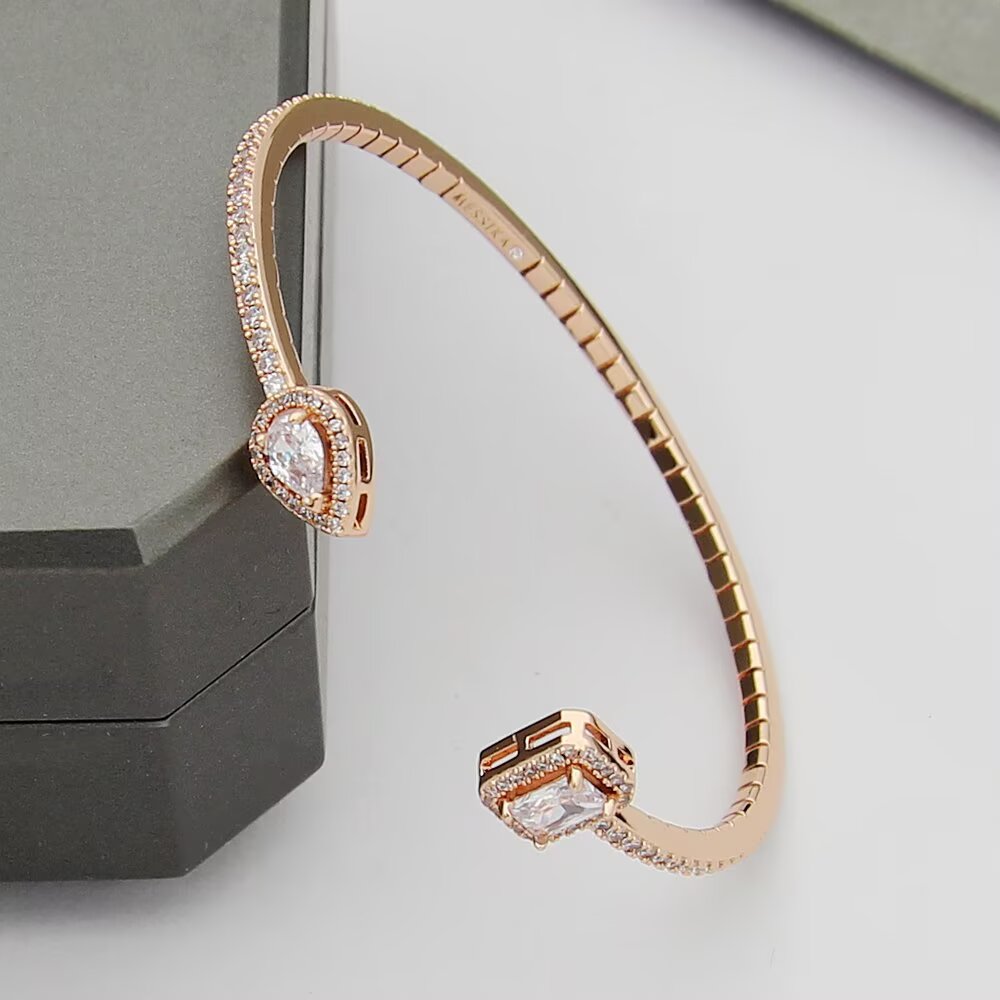 Martin Graham bangle in polished metal-tone – main product view