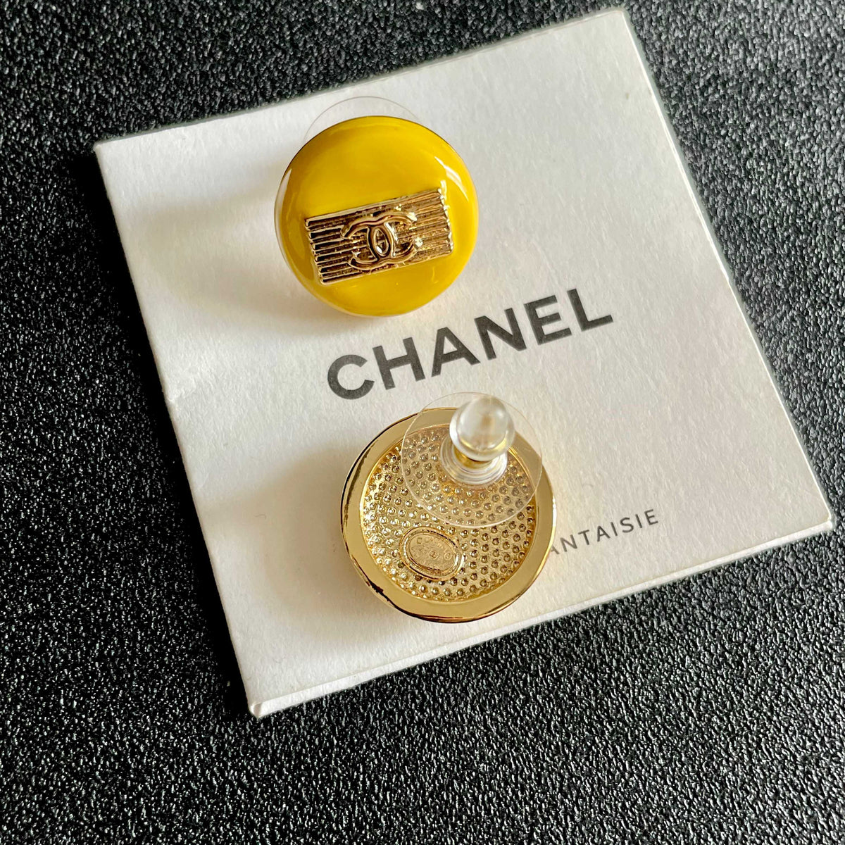 Martin Graham stud earrings in polished metal-tone – main product view