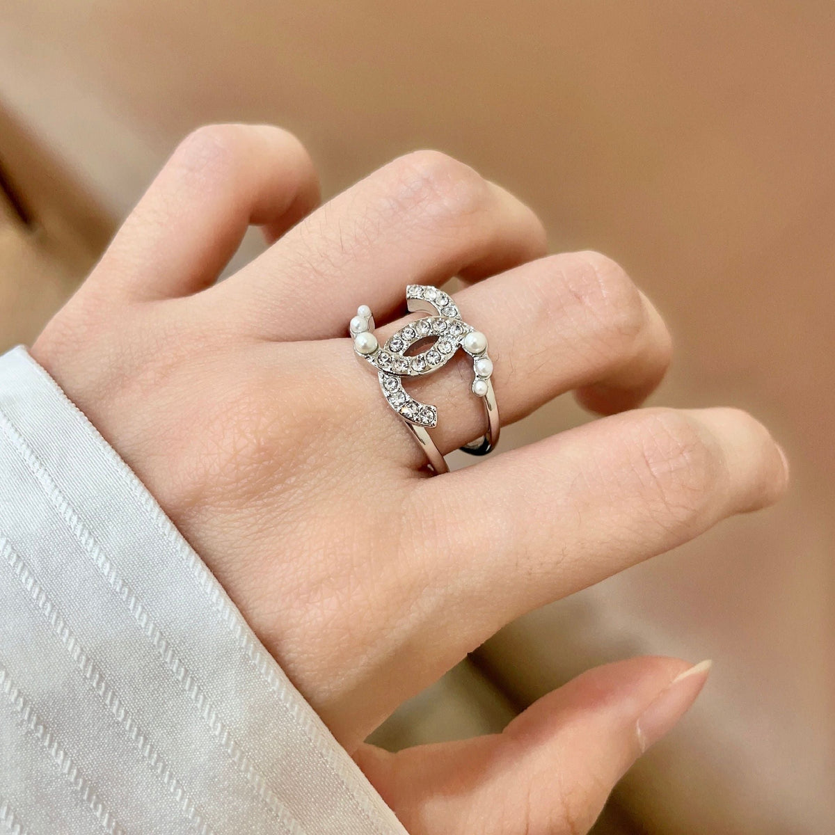 Martin Graham ring in polished metal-tone – main product view