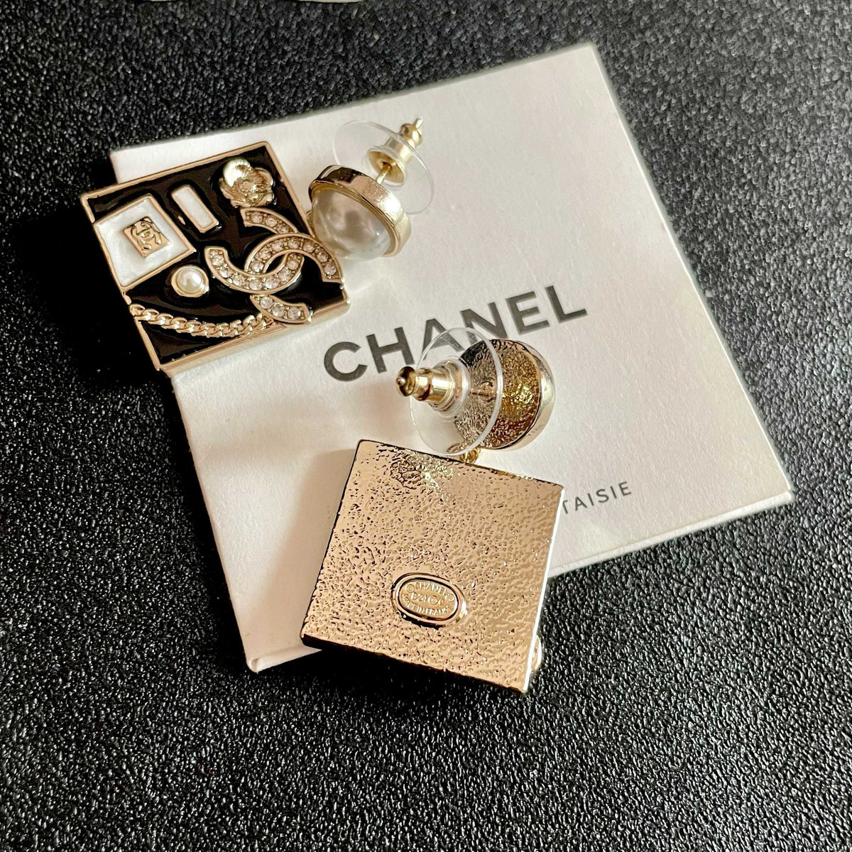 Martin Graham earrings in polished metal-tone – main product view