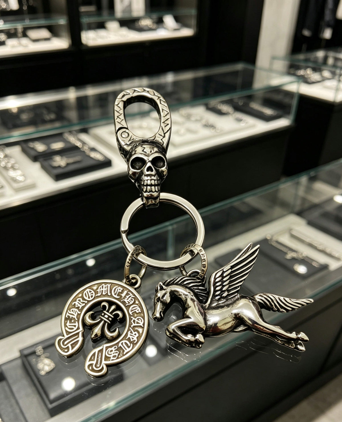 Martin Graham jewelry accessory in polished metal-tone – detail view