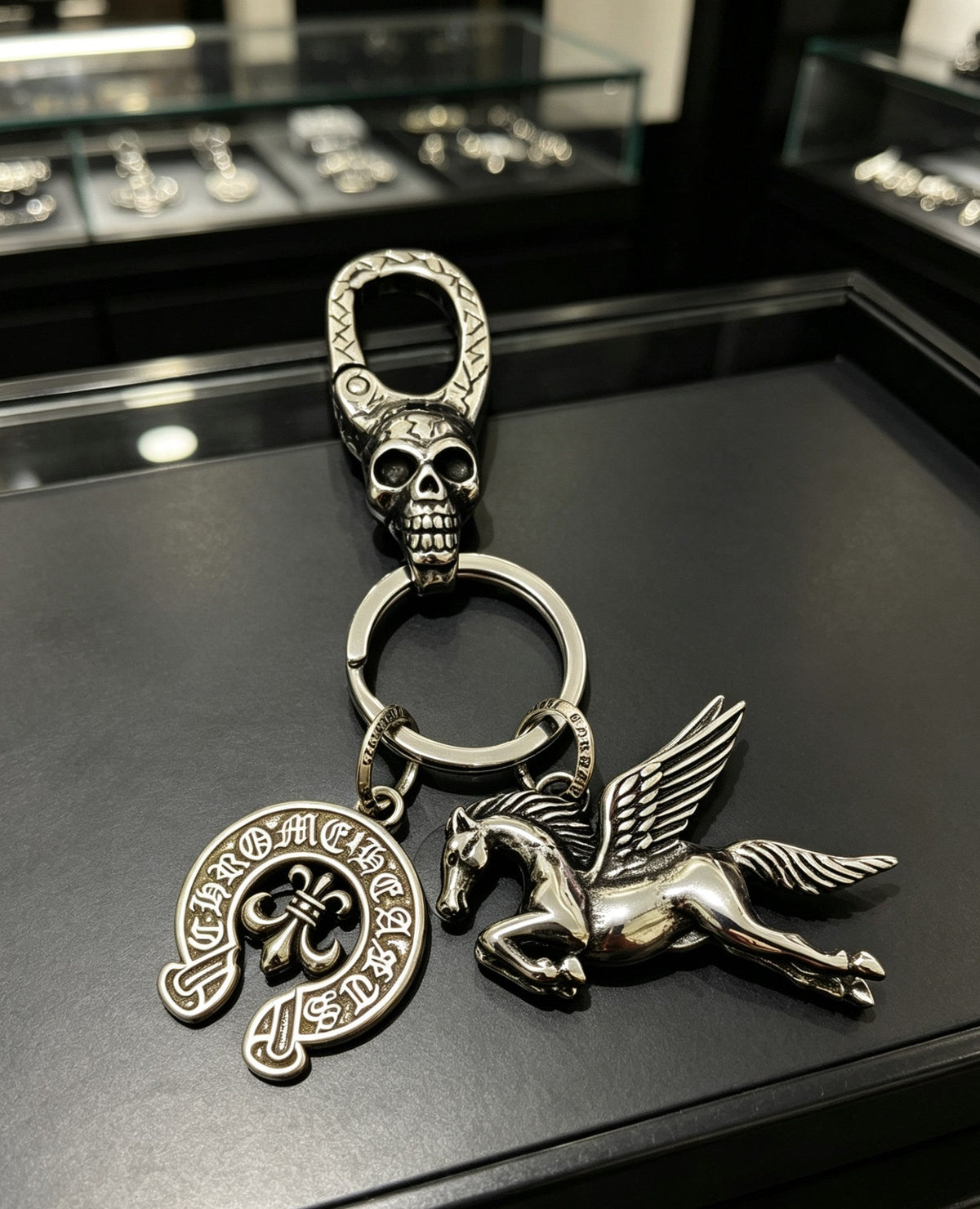 Martin Graham jewelry accessory in polished metal-tone – front product view