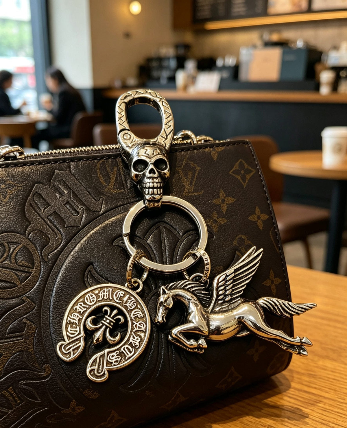 Martin Graham jewelry accessory in polished metal-tone – styled product view