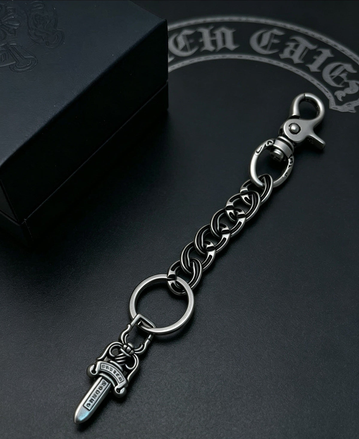 Martin Graham jewelry accessory in polished metal-tone – detail view