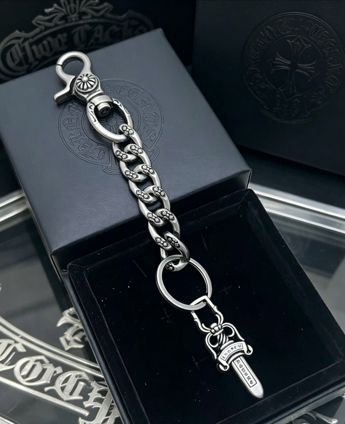 Martin Graham jewelry accessory in polished metal-tone – front product view