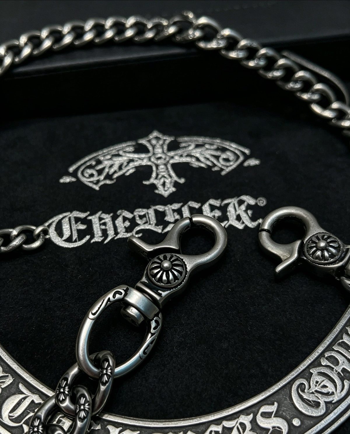 Martin Graham jewelry accessory in polished metal-tone – styled product view