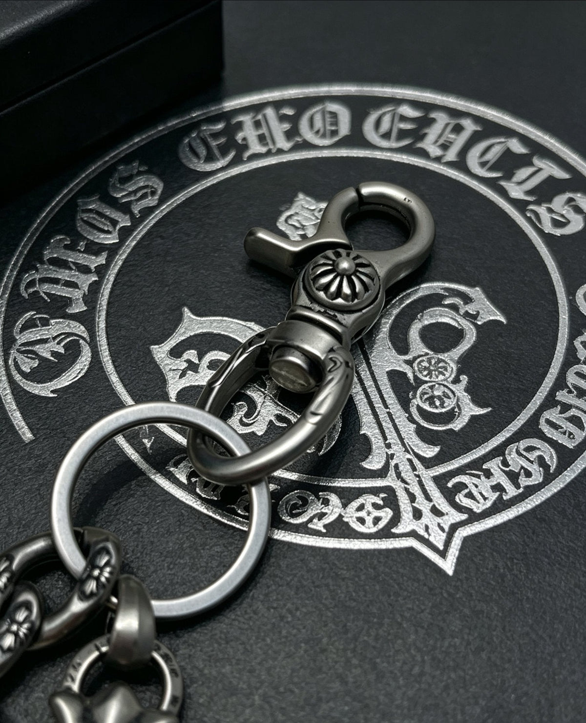 Martin Graham chain accessory in polished metal-tone – styled product view