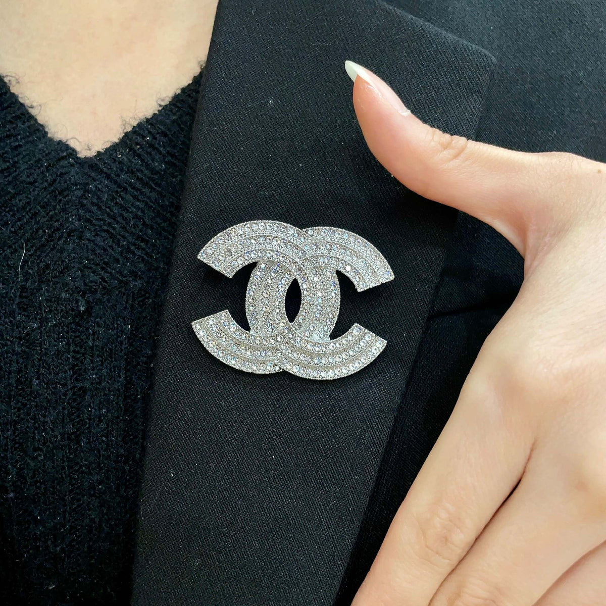 Martin Graham brooch in polished metal-tone – main product view