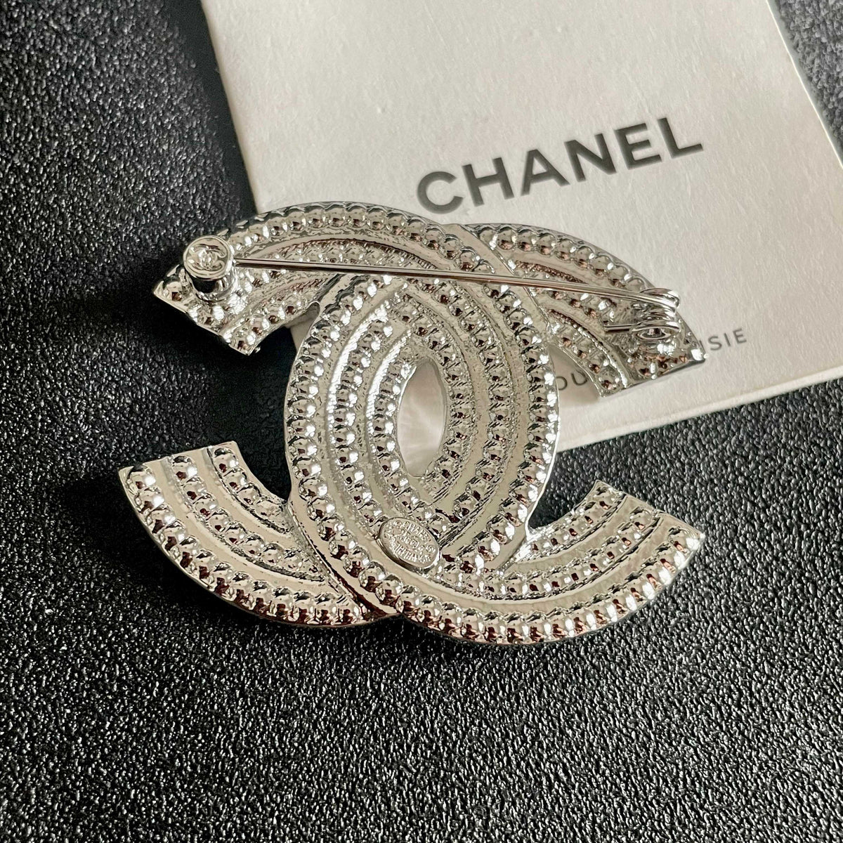 Martin Graham brooch in polished metal-tone – main product view