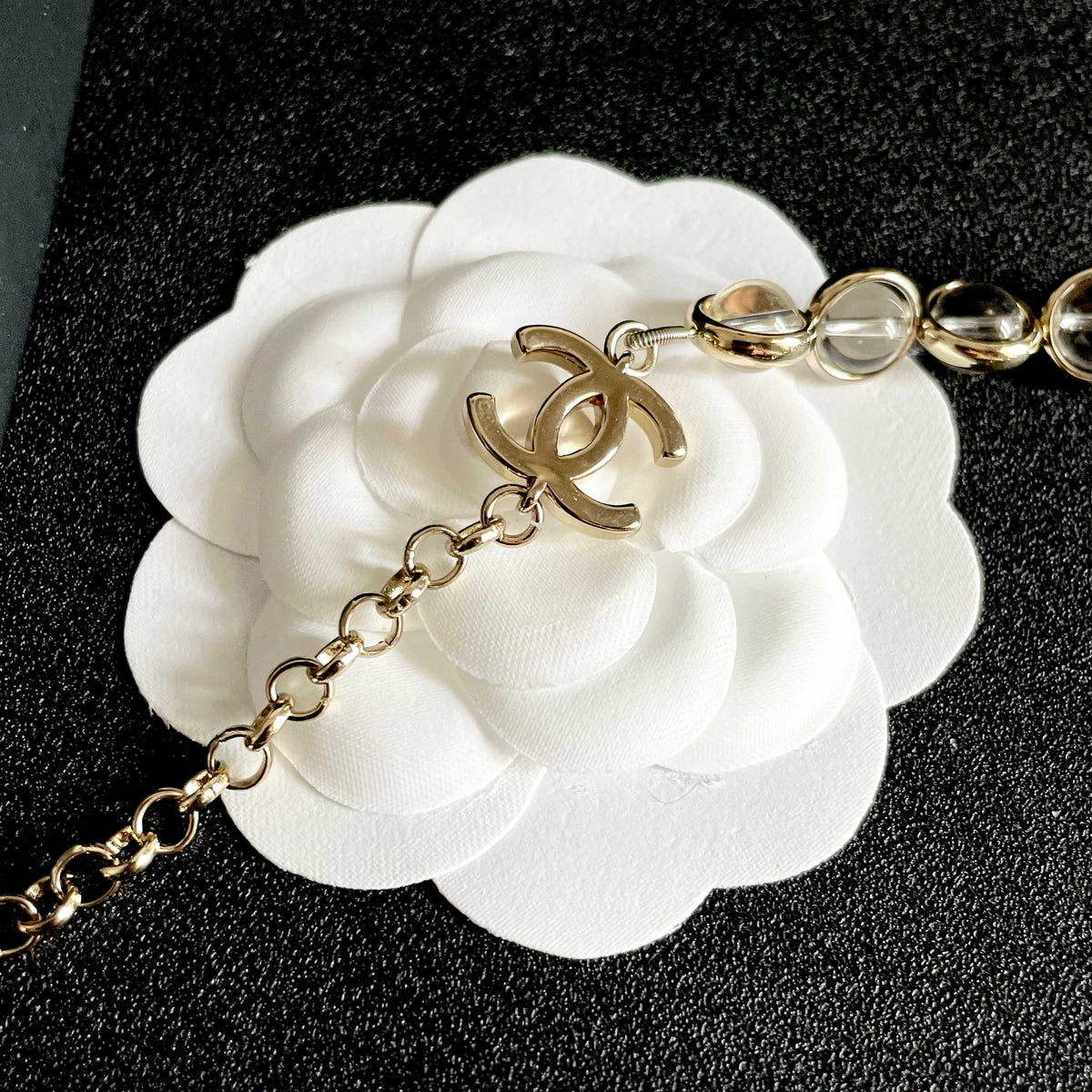 Martin Graham pendant necklace in polished metal-tone – front product view