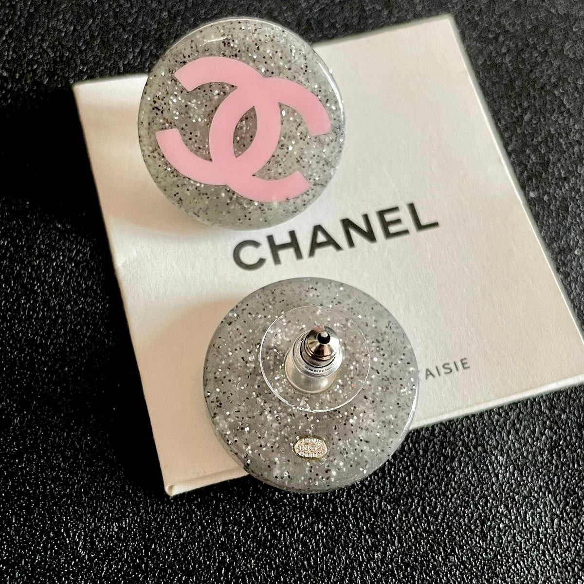 Martin Graham stud earrings in polished metal-tone – main product view