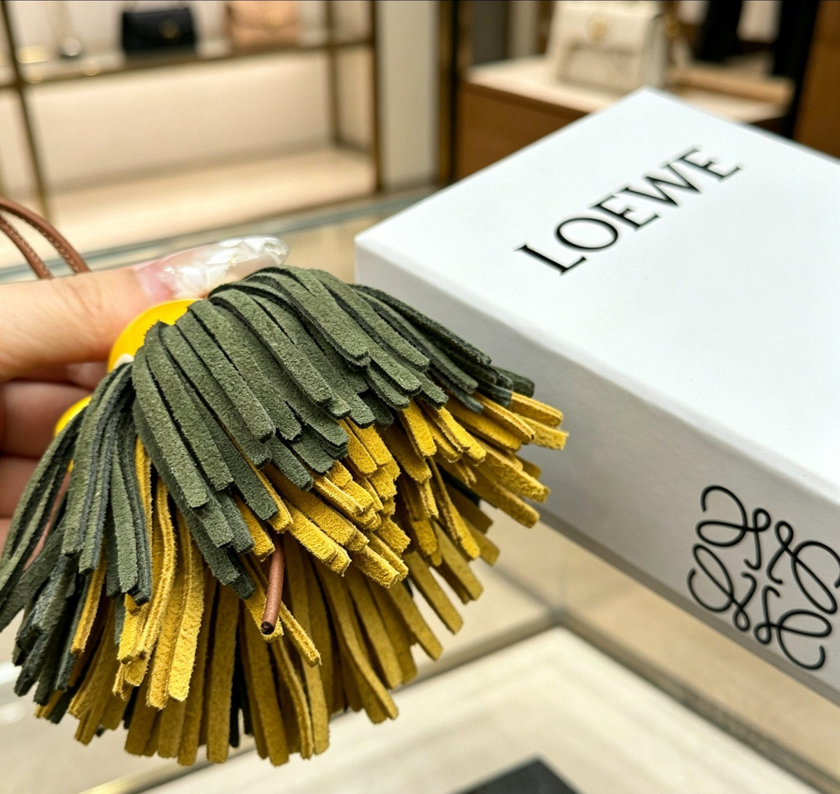 Martin Graham bag charm in polished metal-tone