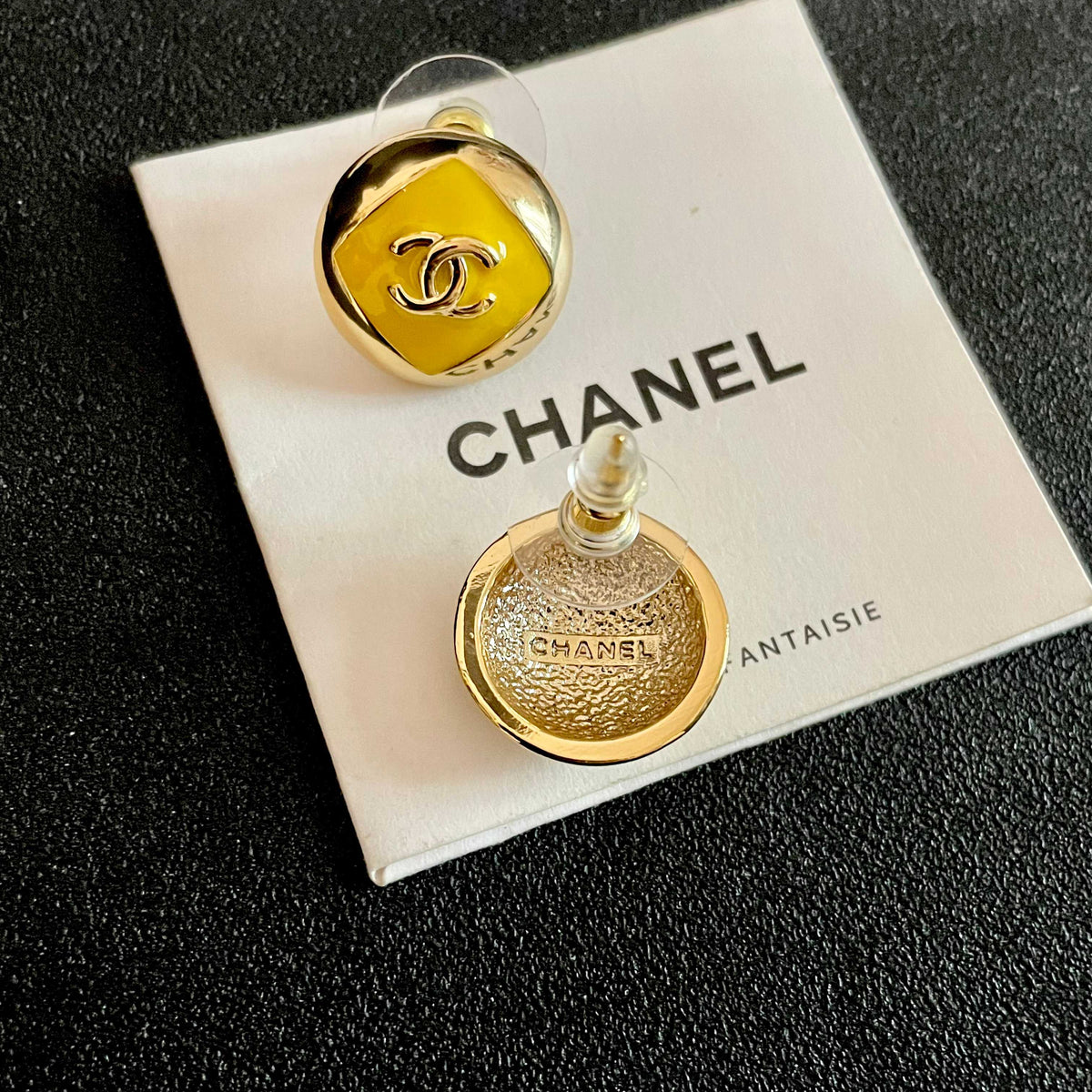 Martin Graham stud earrings in polished metal-tone – main product view
