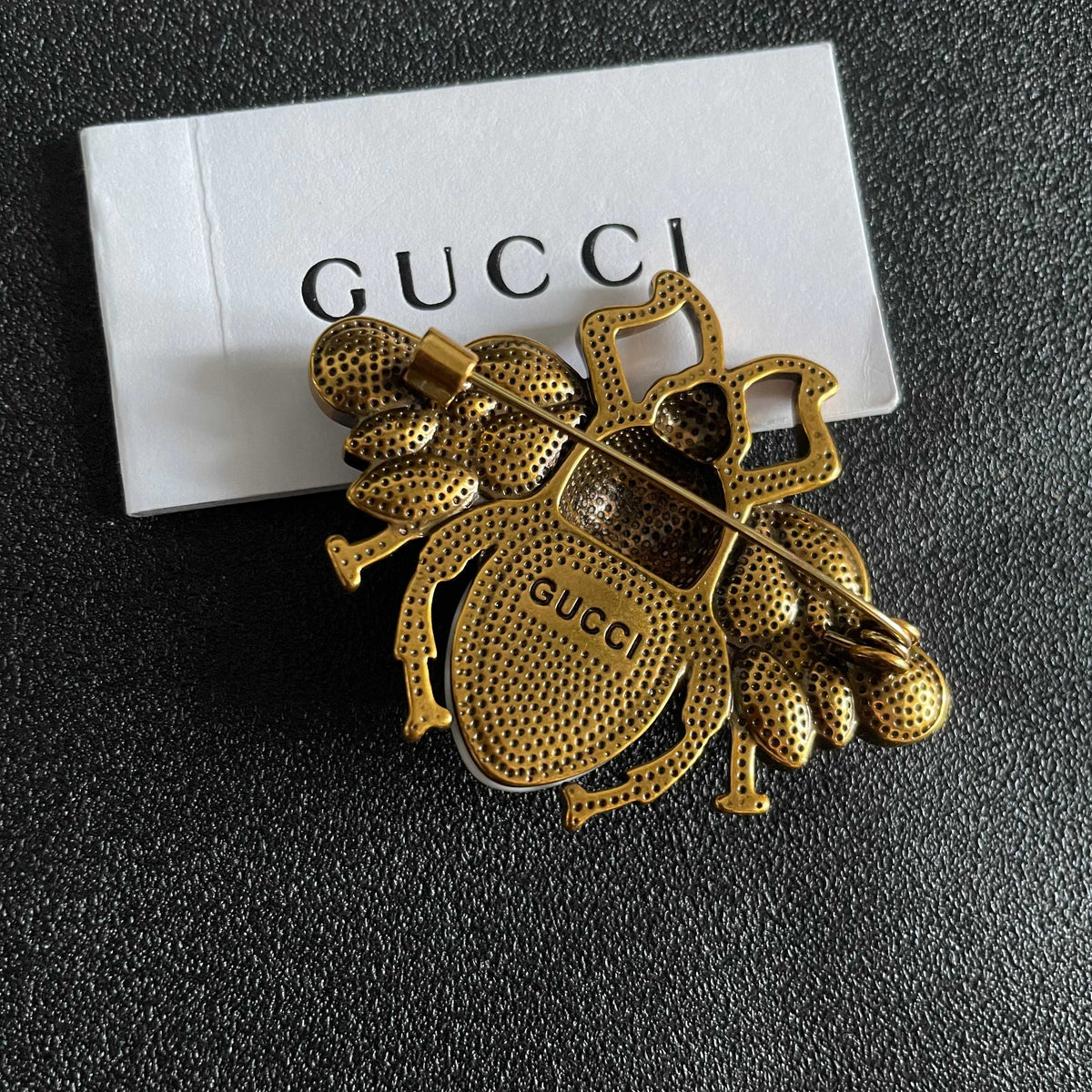 Martin Graham brooch in polished metal-tone – main product view