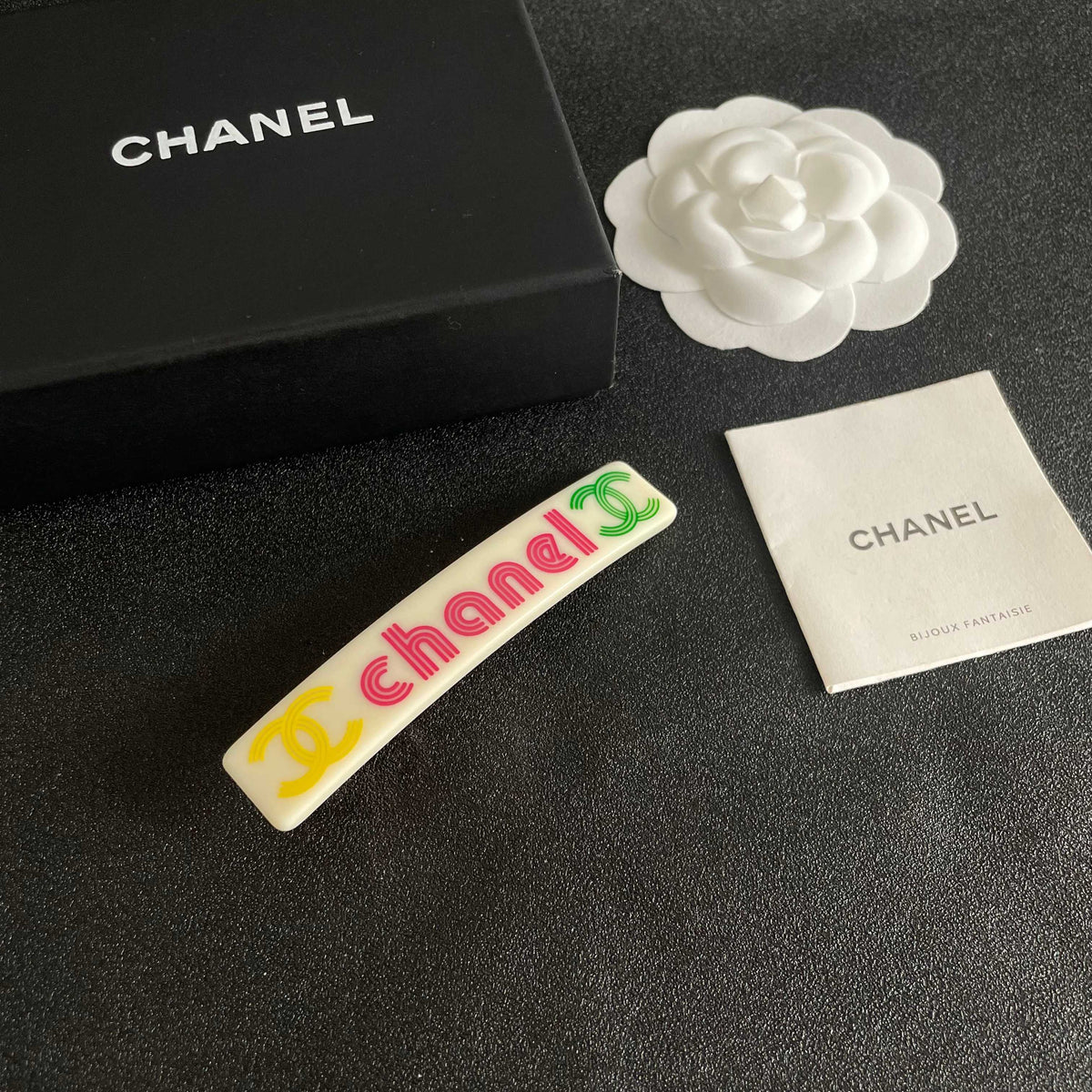 Martin Graham hair accessory in polished metal-tone – styled product view