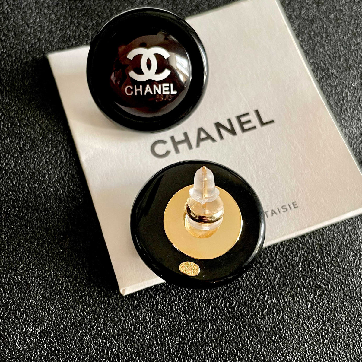 Martin Graham stud earrings in polished metal-tone – main product view
